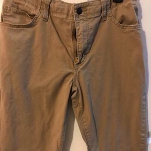 Boys tan pants size 16 with adjustable waist.  Great condition.  Rarely worn.